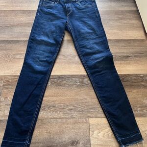 Prosperity Dark Blue Women's Skinny Jeans - Classic Stretch Denim